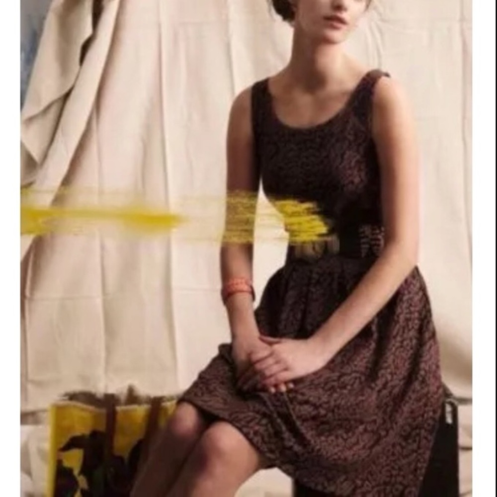 Anthropologie Deletta Neovision Leopard Dress - Picture 1 of 7